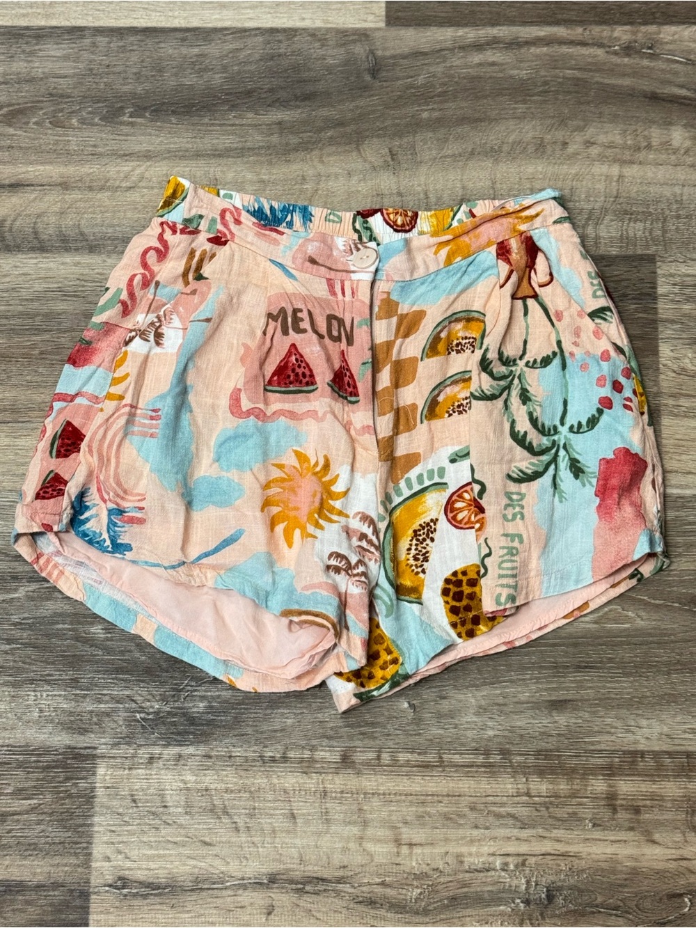 Anthropologie Paper Heart Tropical Print Shorts Women’s XS
